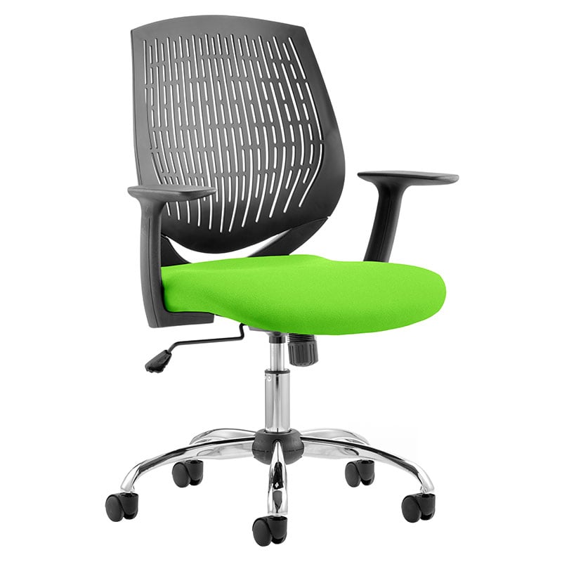 Dura Task Operator Chair with Bespoke Colour Seat - Myrrh Green