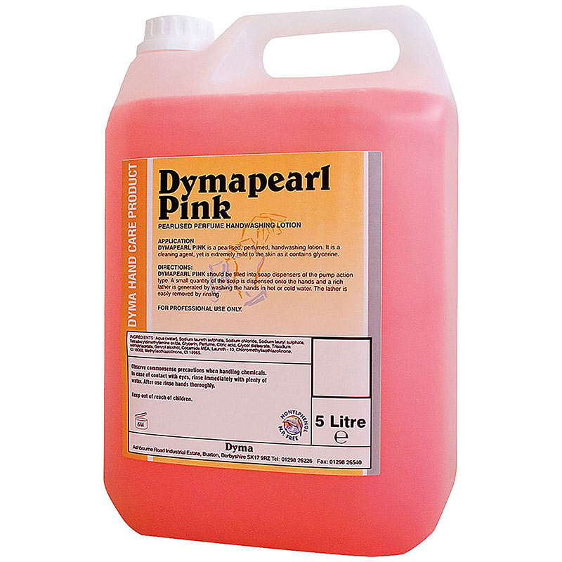 Dymapearl Pink Liquid Hand Soap 5L