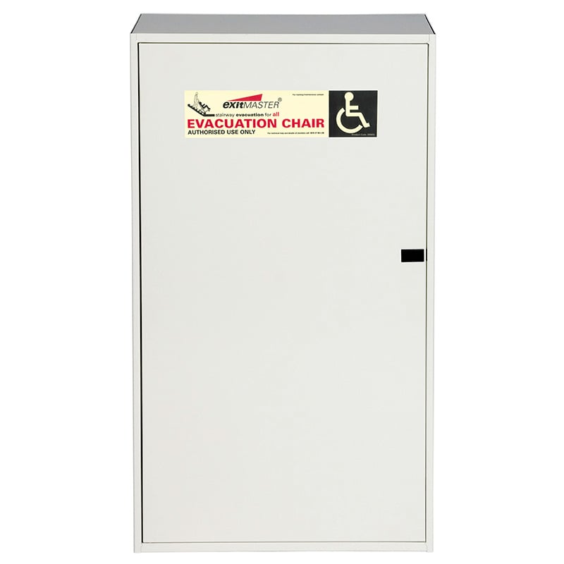 Steel Storage Cabinet For Exitmaster Versa and Elite Evacuation Chair