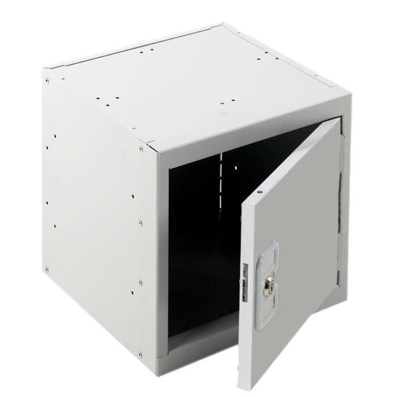 Express Delivery Cube locker - 450 x 450 x 450mm - Light Grey Door 