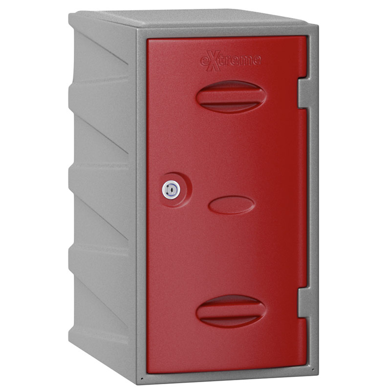 Extreme Water Resistant Plastic Locker Module - 600 x 320 x 460mm - Red