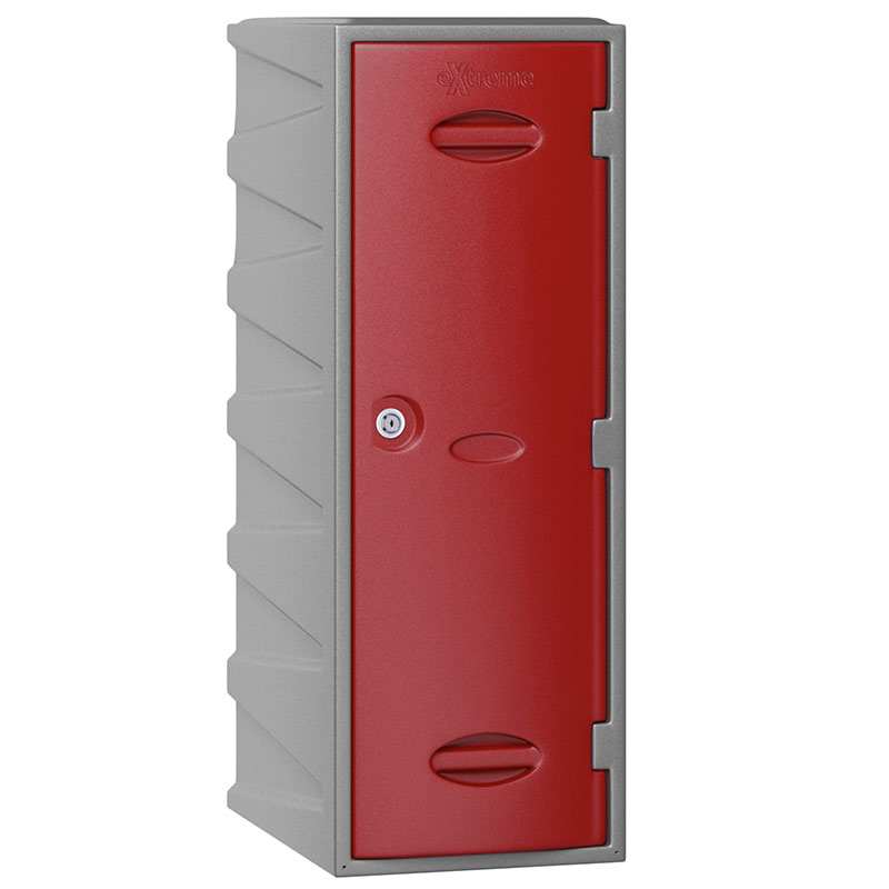 Extreme Water Resistant Plastic Locker Module - 900 x 320 x 460mm - Red