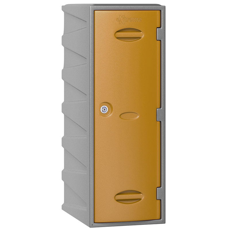 Extreme Water Resistant Plastic Locker Module - 900 x 320 x 460mm - Yellow