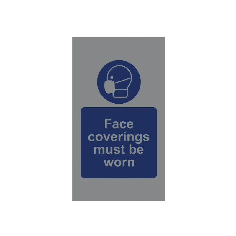 Face Coverings Must Be Worn - Mat  - 600 x 900mm