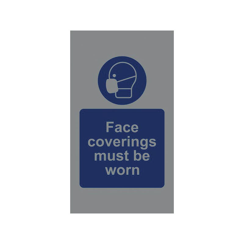 Face Coverings Must Be Worn - Mat - 850 x 1200mm