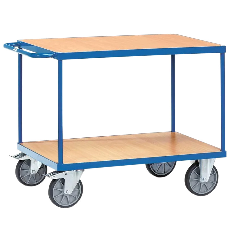 Fetra Heavy-Duty 2 Shelf Table Top Cart - 1397 x 809 x 900mm - 500kg Capacity