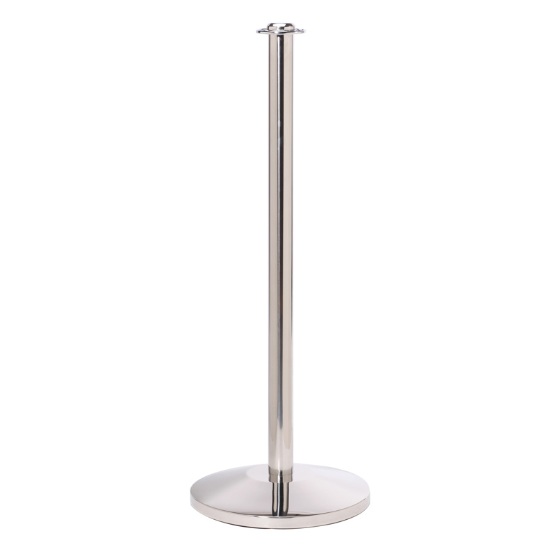 Flat Top Barrier Post Polished Stainless Steel 