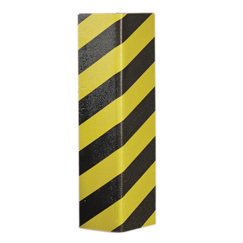 Foam Corner Protector - dark grey & yellow stripe