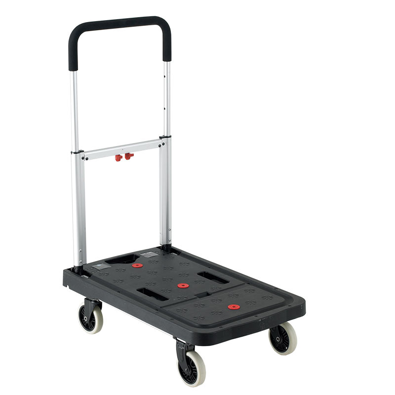 Folding Plastic Platform Truck - 120kg Capacity - 920 x 410 x 680mm 