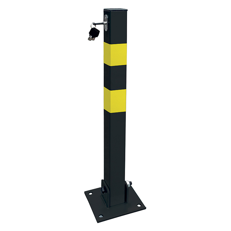 Folding Steel Parking Post - Square