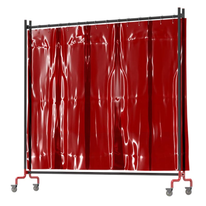 Freestanding Welding Screen with Frame 1900mm H x 1960mm W 