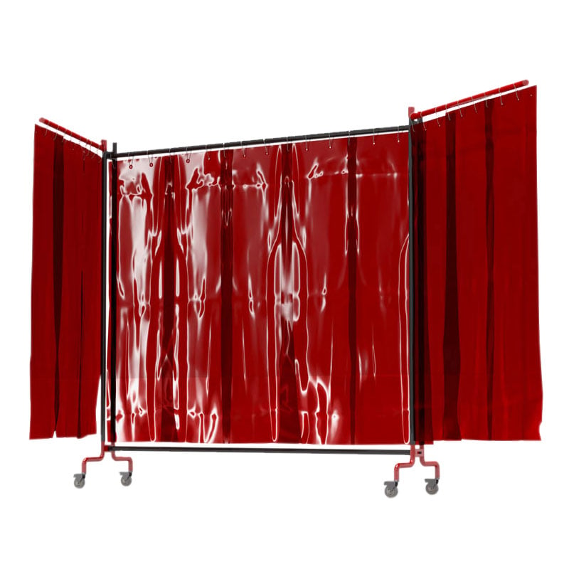 Freestanding Welding Screen with Frame 1900mm H x 4115mm W 