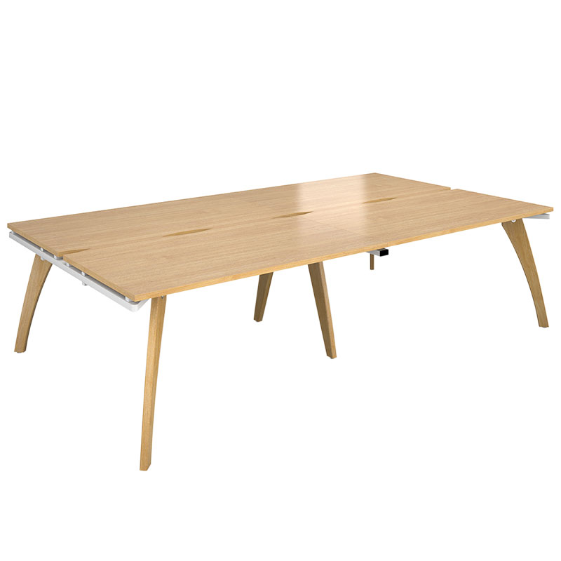 Fuze Back to Back Double Desks - 725 x 2800 x 1600mm