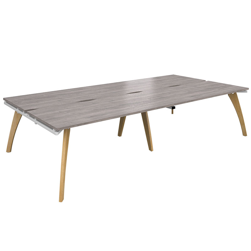 Fuze Back to Back Double Desks - 725 x 3200 x 1600mm