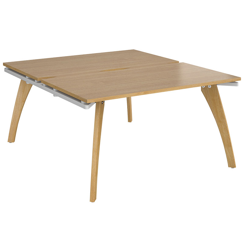 Fuze Back to Back Single Desks - 725 x 1400 x 1600mm