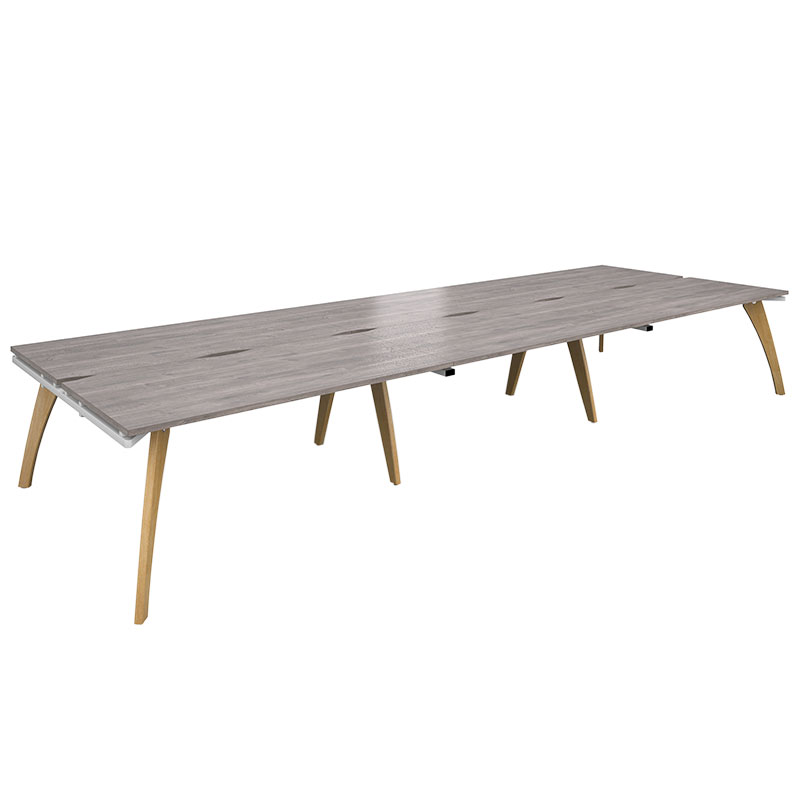 Fuze Back to Back Triple Desks - 725 x 4800 x 1600mm