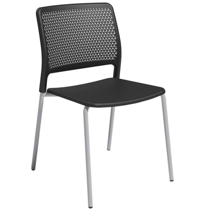 Grafton Chair On Glides - Black