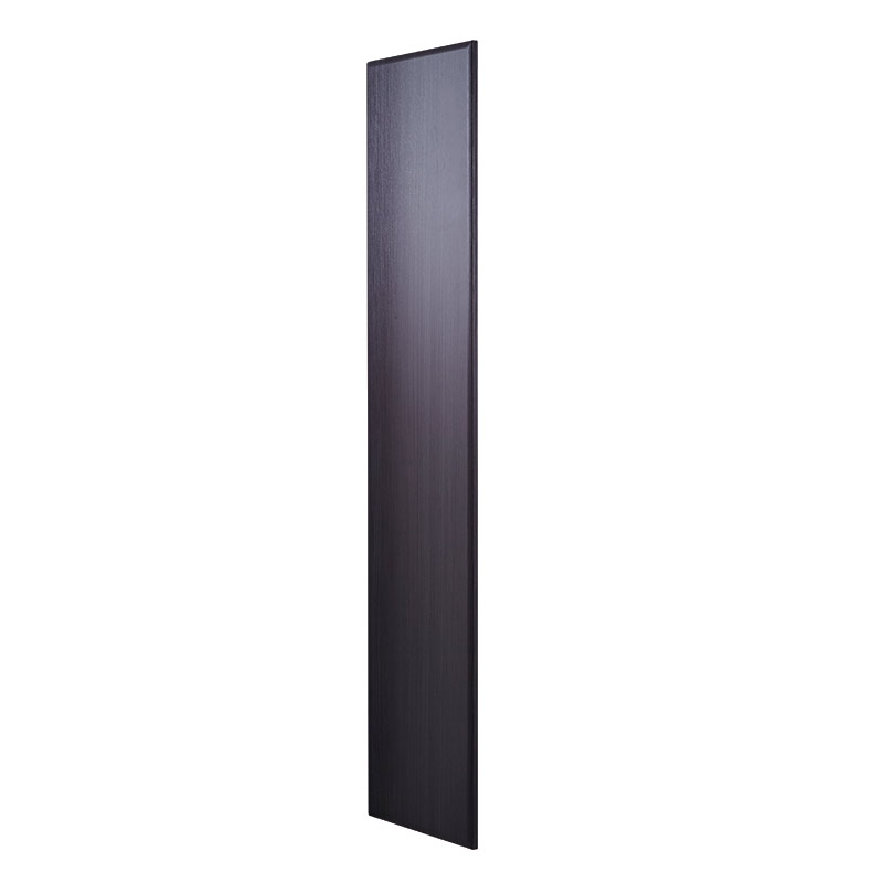 Hacienda Black End Panel for 380mm deep Executive Lockers