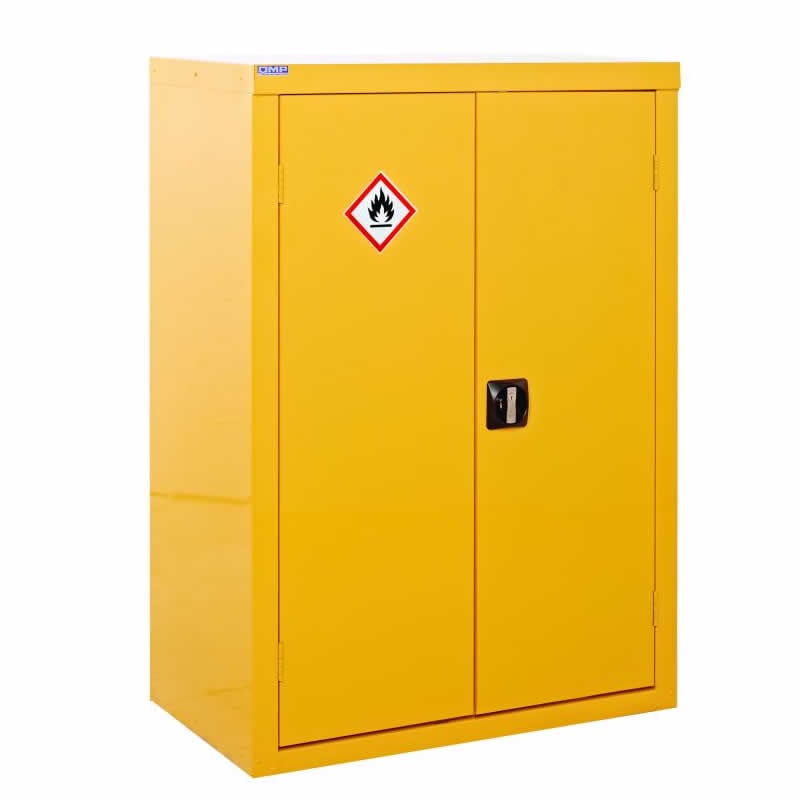 Hazardous Storage COSHH Cupboard 1200H x 900W x 450D 2 door 2 shelves