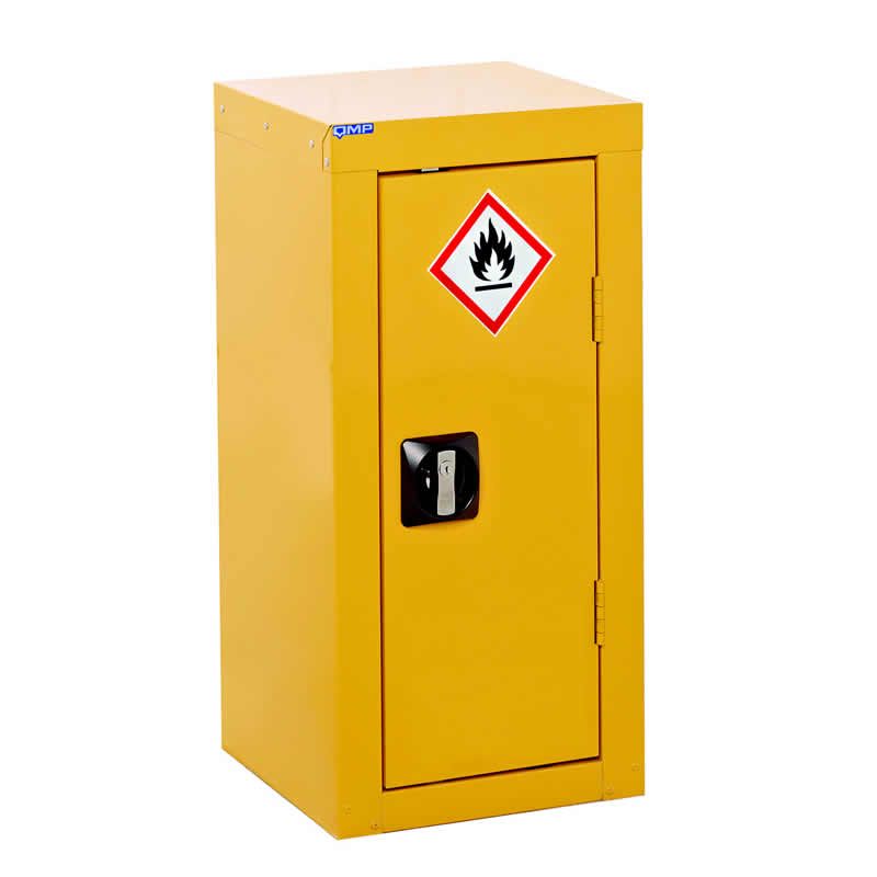 Hazardous Storage COSHH Cupboard 700H x 350W x 300D 1 door 1 shelf