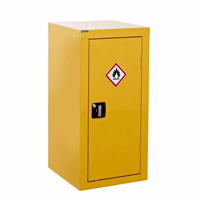 Hazardous Storage COSHH Cupboard 900H x 450W x 450D 1 door 1 shelf