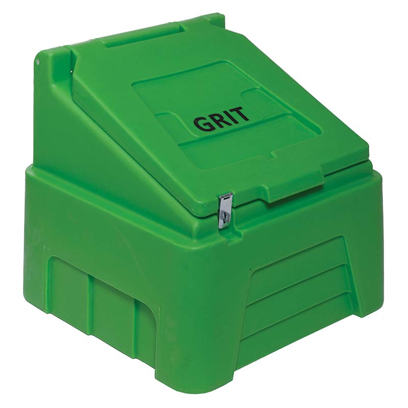 Heavy Duty Grit Bin - 200kg capacity - Lime Green