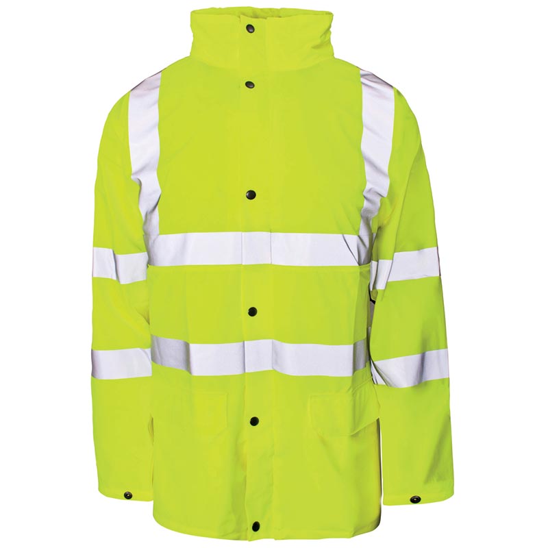 Hi-Vis Yellow Stormflex Rain Jacket - Size 3x Extra Large