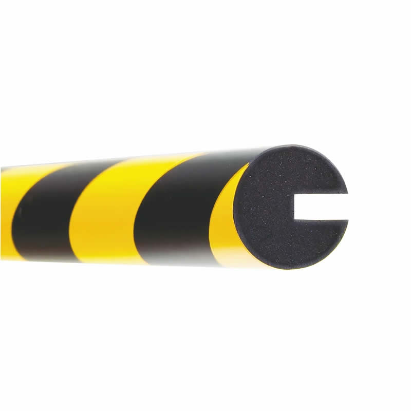 Push-Fit Rounded Impact Protection Profiles 40mm Diameter - 1m Lengths