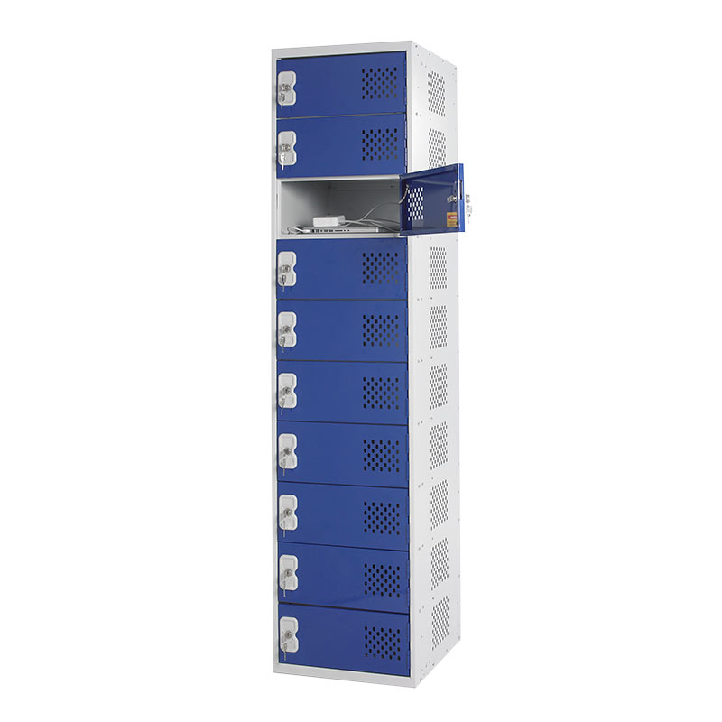 Ten Door 10 socket Laptop Charging Locker - 1800 x 450 x 450mm