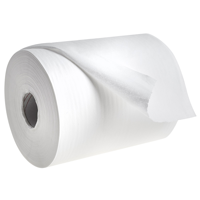 White Industrial Absorbent Wipes 30 x 36cm - 400 Sheets Per Roll - 2 Rolls Per Pack