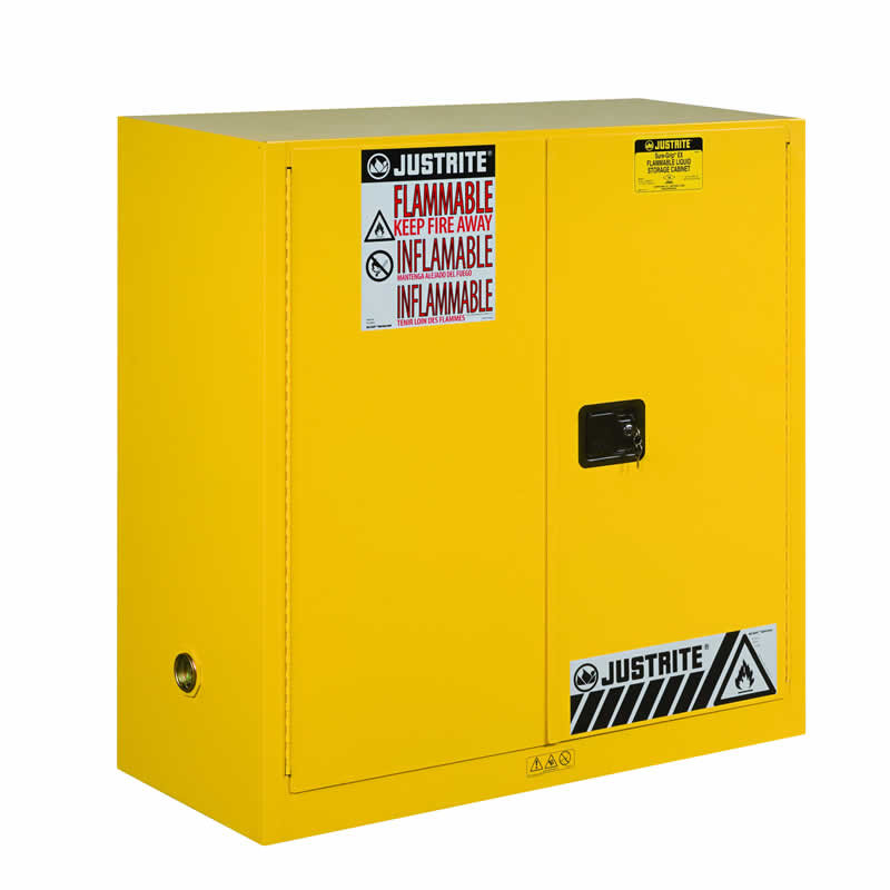 Justrite Sure-Grip EX Flammable Storage Cabinet Manual close 114L