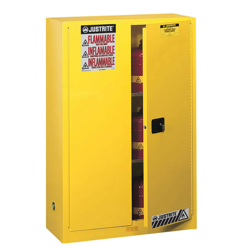 Justrite Sure-Grip EX Flammable Storage Cabinet Manual Close 170L 