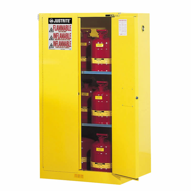 Justrite Sure-Grip EX Flammable Storage Cabinet self close 227L