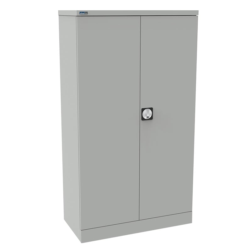 Kontrax 2-Door Assembled Steel Cupboard with 2 Shelves - 1650 x 915 x 458mm