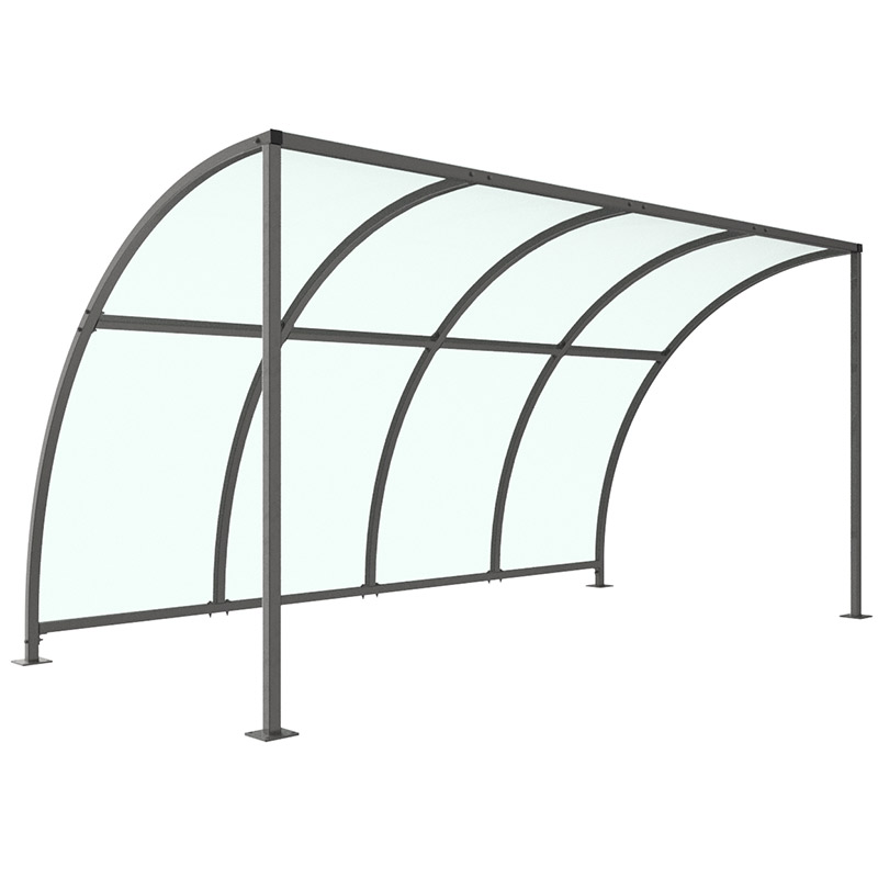 Leyton Bike Shelter - 2120 x 4000 x 2000mm 