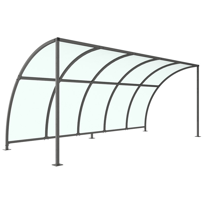 Leyton Bike Shelter - 2120 x 5000 x 2000mm 