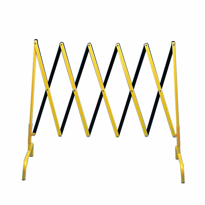 Lightweight Expanding Barriers - Yellow & Black