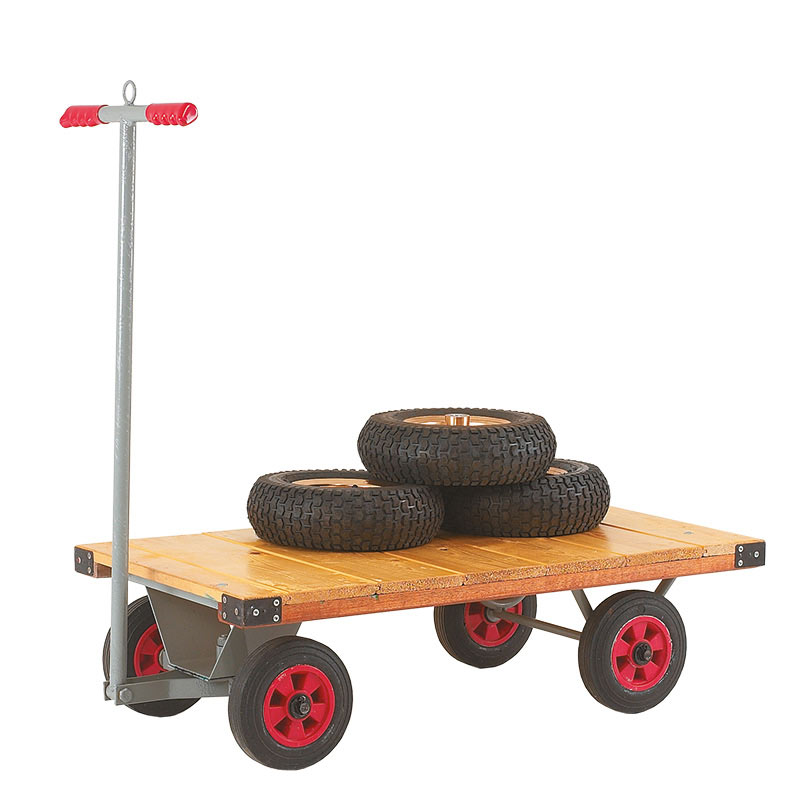 150kg Lightweight Platform Truck - Steel frame with tubular steel T handle