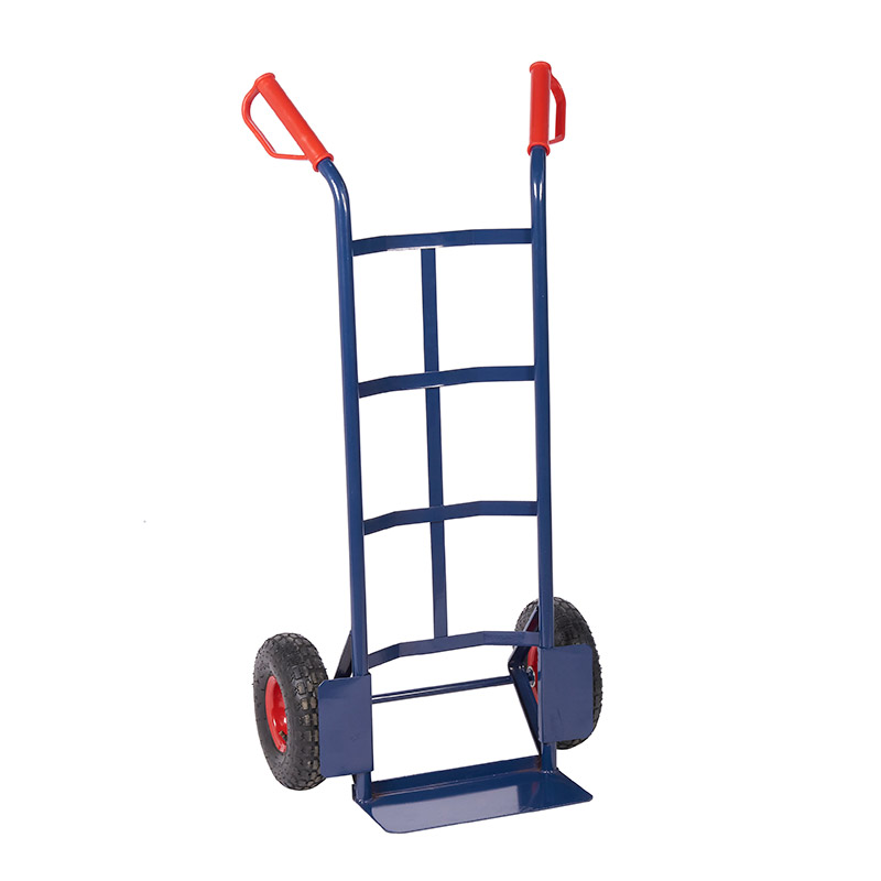 Lightweight Sack Truck 150kg capacity with Pneumatic Tyres - Blue