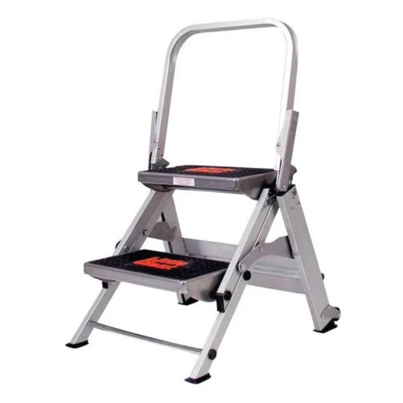 2 Large Tread Little Giant Safety Steps - 150kg Capacity - 5 Year Guarantee