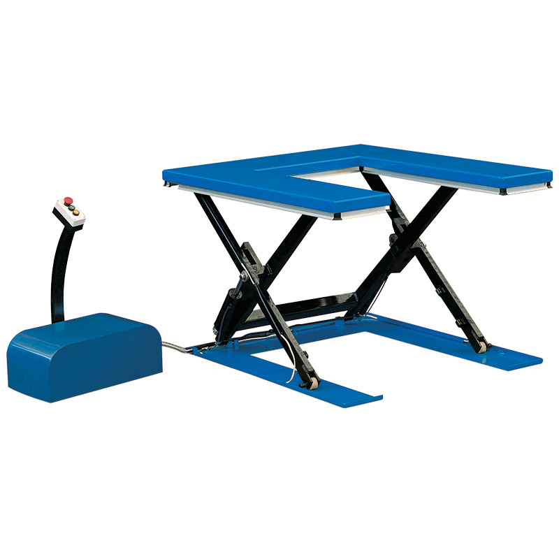 U shape Low Profile Scissor Table - 1000kg Capacity - 860 x 1450 x 1140mm