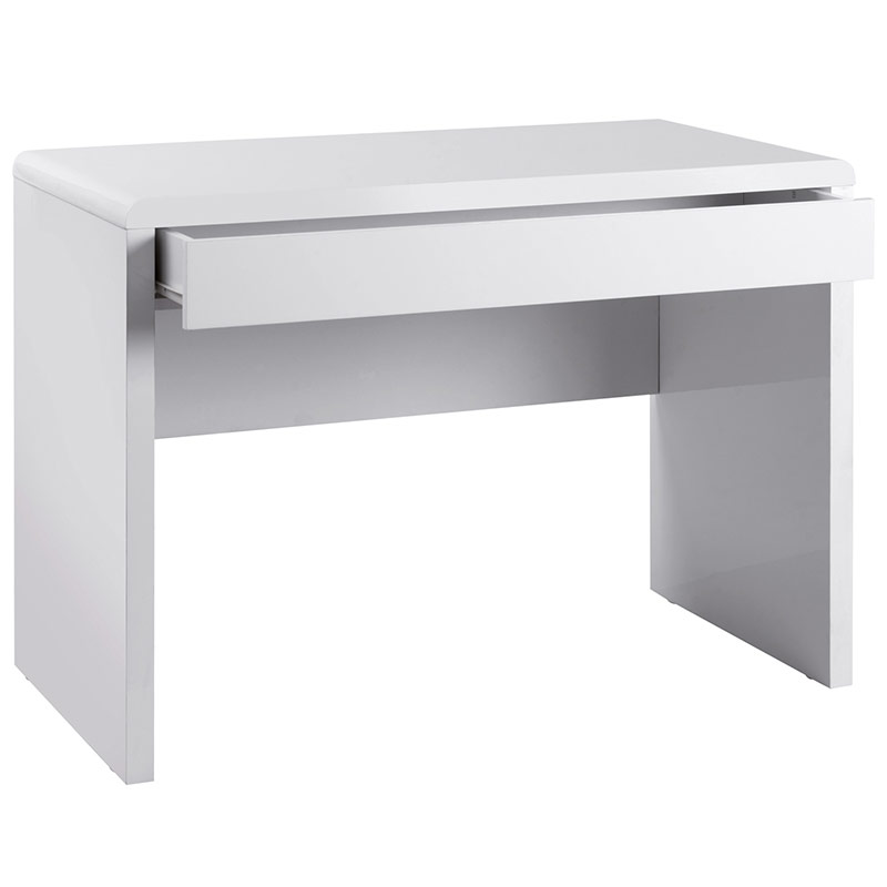 Luxor Home Office Workstation - White Gloss - 780 x 1100 x 590mm