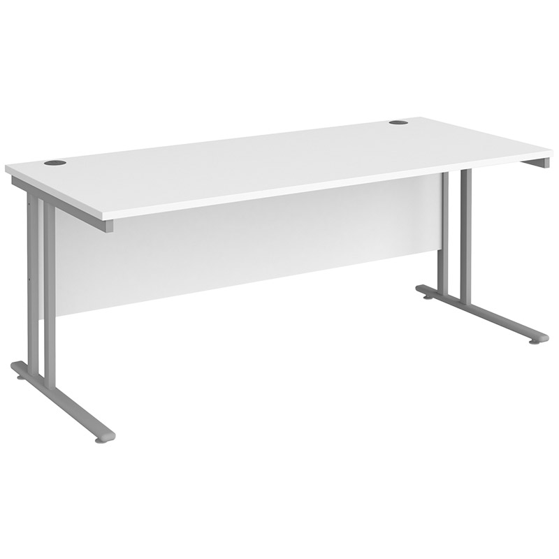 Maestro 25 Cantilever Straight Desk - 725 x 1800 x 800mm