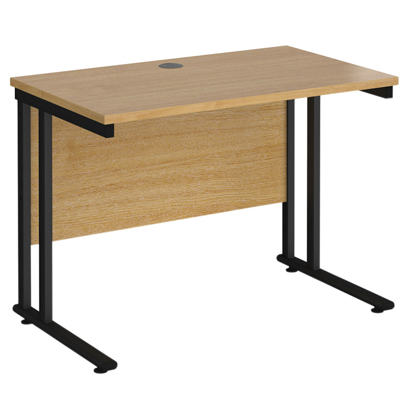 Maestro 25 Cantilever Straight Desk - 725 x 1000 x 600mm