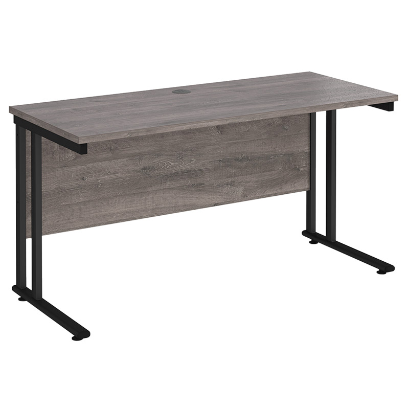 Maestro 25 Cantilever Straight Desk - 725 x 1400 x 600mm