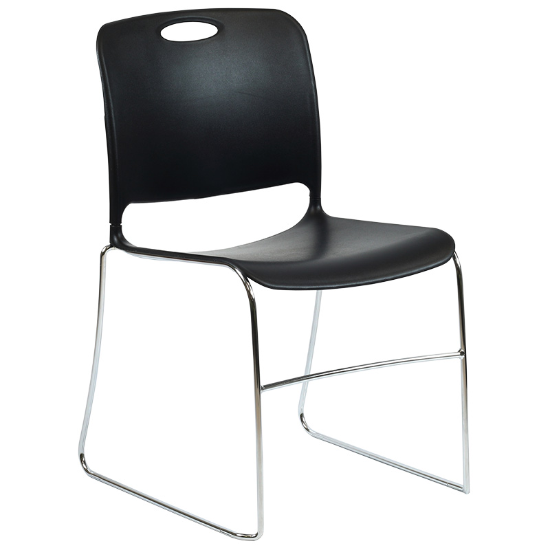 Maestro Heavy-Duty Stacking Chair - Black