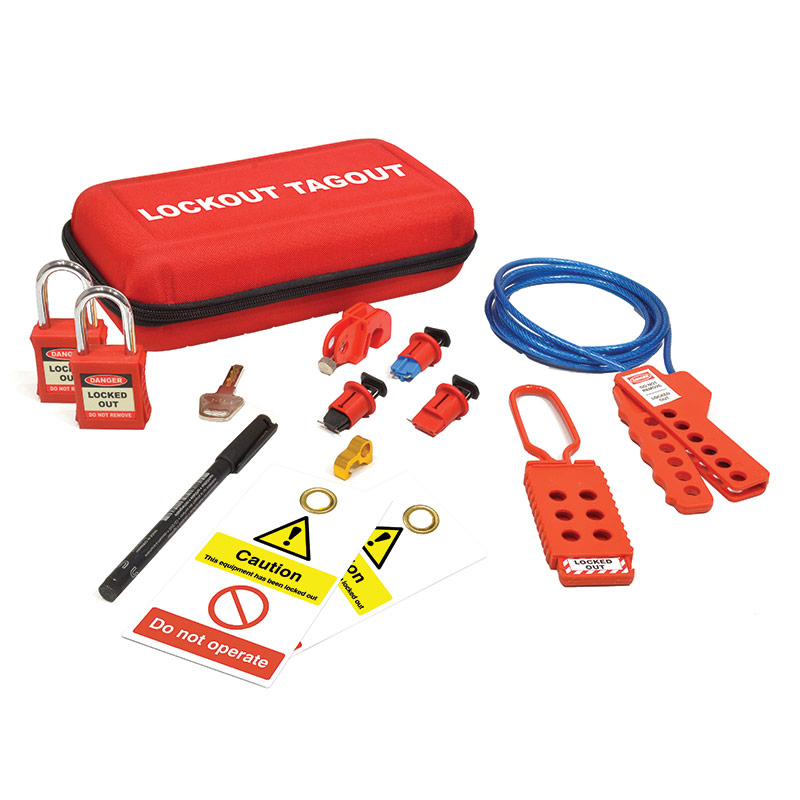 Maintenance Lockout Kit - Supplied in handy carrying case