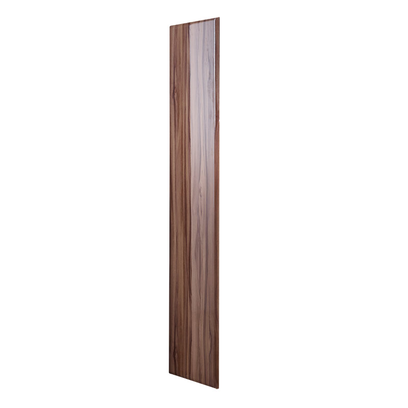 Noce Marino Walnut Gloss End Panel for 380mm deep Executive Lockers