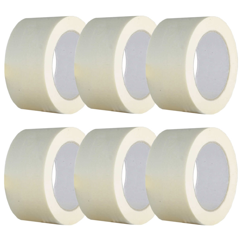 Masking Tape, 75mm wide x 50m long, carton of 6 Rolls