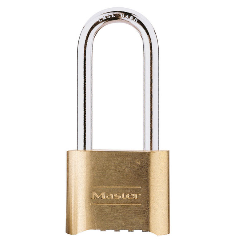 Master Lock 175LHD Brass Combination Padlock with 51mm body 8mm Diameter x 57mm Shackle